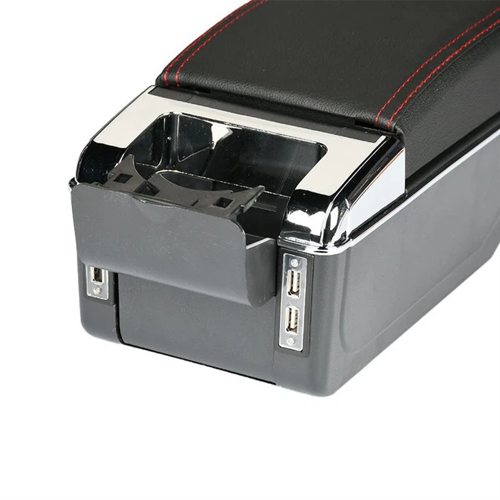Universal Car Microfiber Armrest Box Console Container